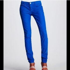 Current / Elliott Women's 29 - 0 The Skinny Electric Blue Corduroy Pants…